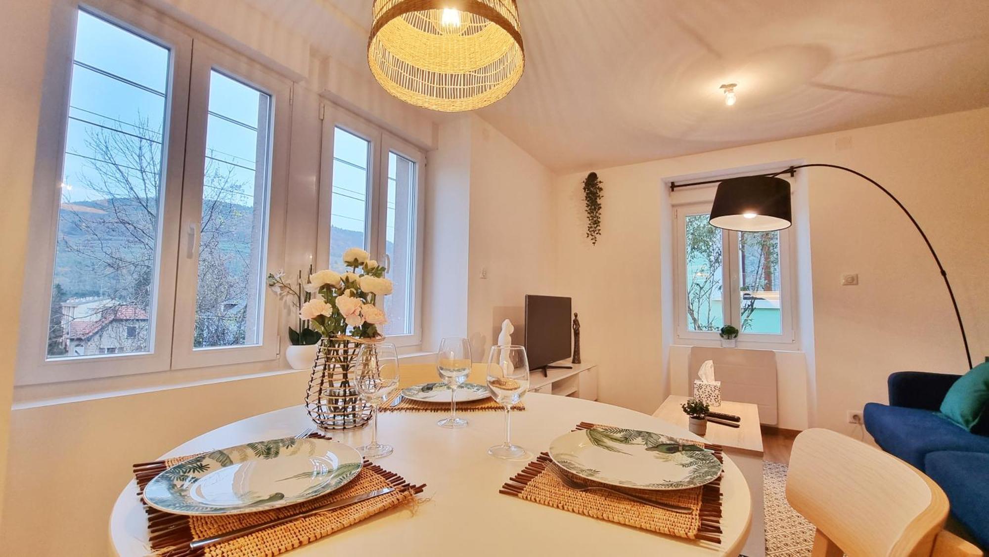 La Buhl Verte - Chic Et Moderne - Calme - Fibre - Relax Bnb Luaran gambar